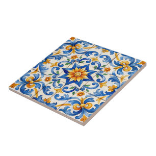 Azulejo de Especias Sunburst 