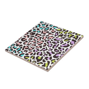 Azulejo de estampado de leopardo