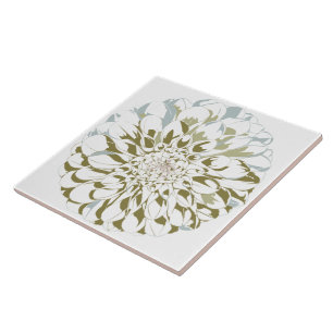 Azulejo de flor de dalia