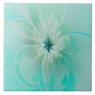 Azulejo de Flor Moderna Sueños Azules