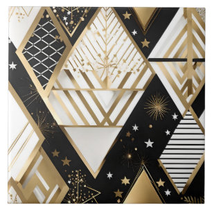 azulejo de formas geométricas de navidad