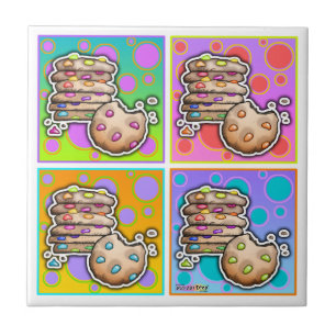 Azulejo de Galletas Pop Art