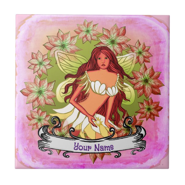 Azulejo de Hada de Navidad (Frente)