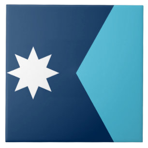 Azulejo de la bandera de Minnesota