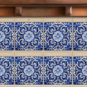 Azulejo de Lisboa Diseño Cerámico Talavera Patrón