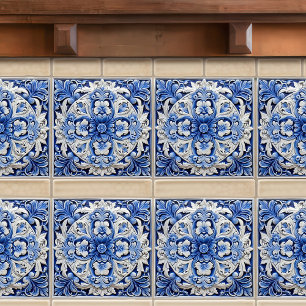 Azulejo de Lisboa Diseño Cerámico Talavera Patrón