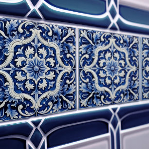 Azulejo de Lisboa Diseño Cerámico Talavera Patrón