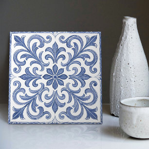 Azulejo de Lisboa Diseño Cerámico Talavera Patrón