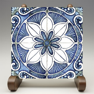 Azulejo de Lisboa Diseño Cerámico Talavera Patrón