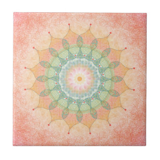 Azulejo de Mandala Geométrico Colorido - Arte Digi