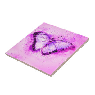 Azulejo de Mariposa Morada