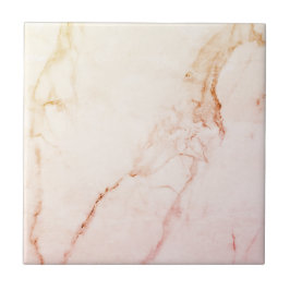 Azulejo de mármol de oro rosa elegante personaliza