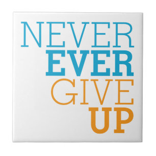 Azulejo Dé nunca nunca para arriba