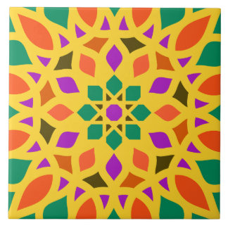 azulejo de patrón geométrico islámico para mezquit