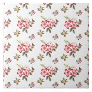 azulejo de ramo de flores