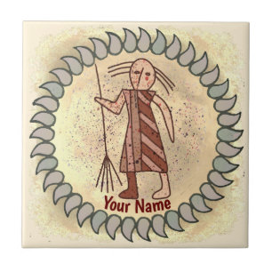 Azulejo de runa de ama de casa tribal