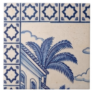 Azulejo de Salvador Mural Baldosa 1 de 6 Arriba Iz