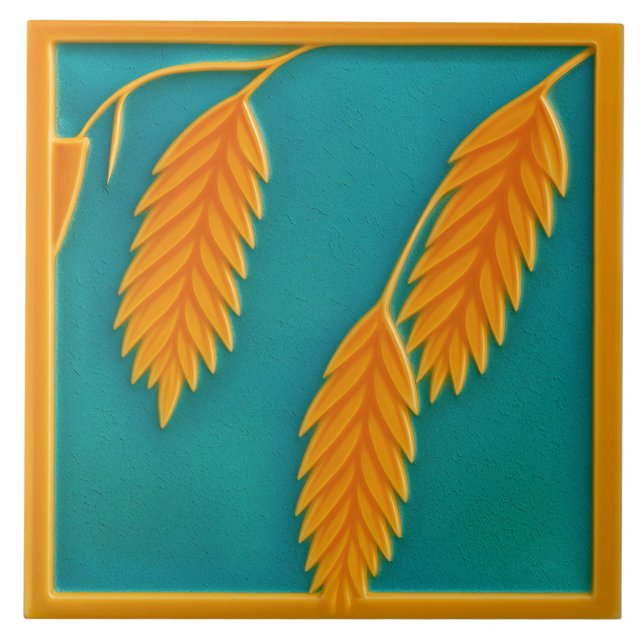 Azulejo de Trigo de Otoño (Frente)