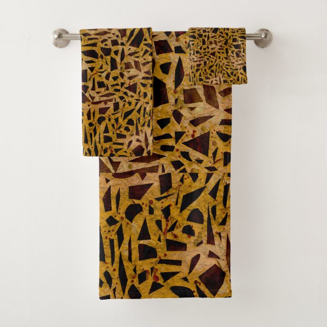 Azulejo de Vidrio Mosaico Marrón Moderno Chic (In situ)