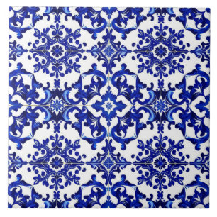 azulejo de volutas portugués