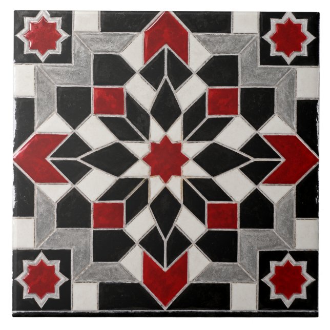 Azulejo de Zellige Marroquí de Lujo (Frente)