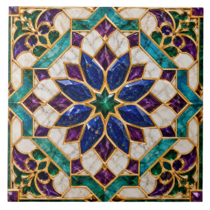 Azulejo de Zellige Marroquí de Lujo