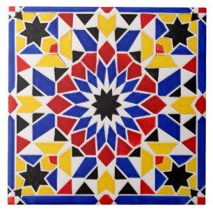Azulejo de Zellige Marroquí de Lujo