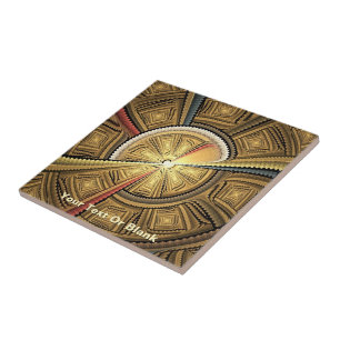 Azulejo Debajo De La Cúpula Del Templo