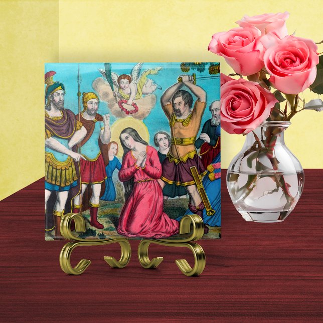 Azulejo Decapitación de Santa Filomena (Subido por el creador)