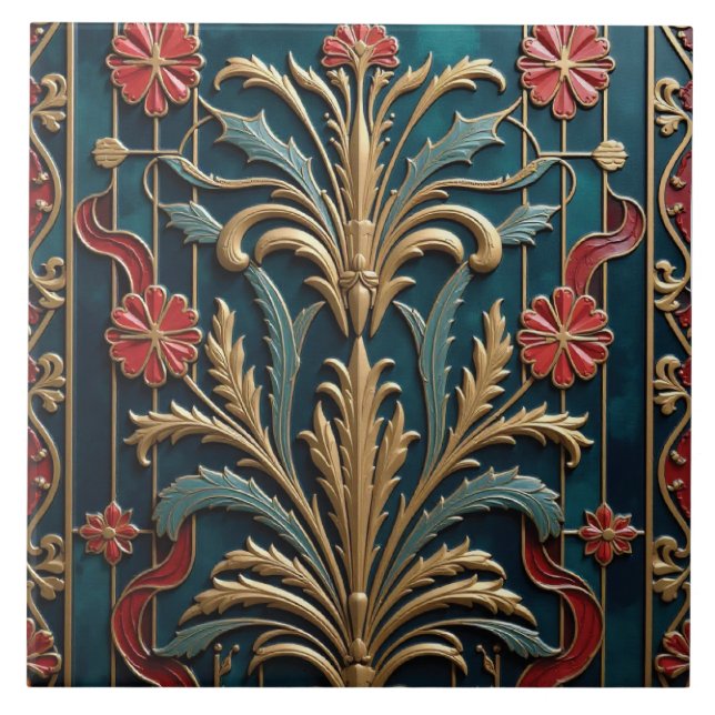 Azulejo Deco Bouquet Moderne (Frente)