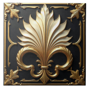 Azulejo Deco Fleur Royale