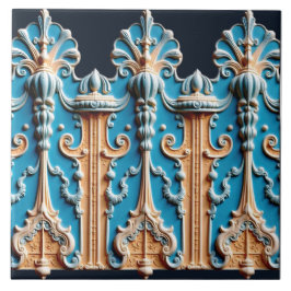 Azulejo Deco Terra Cotta