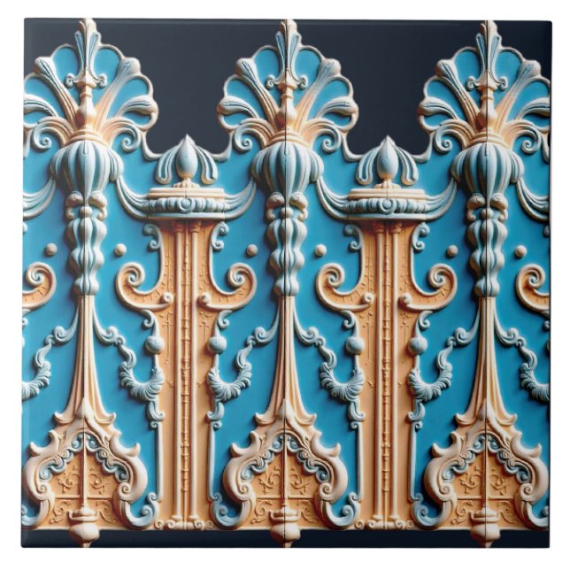 Azulejo Deco Terra Cotta (Frente)