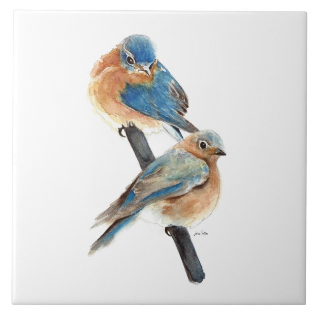 Azulejo Decoración Art Decor de Bluebird (Frente)