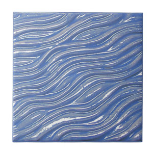Azulejo Decoración cerámica Tile Aspecto de agua azul