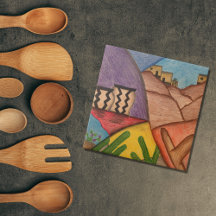 Decoración colorida del sudoeste del desierto