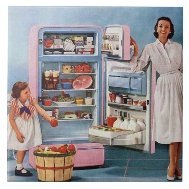 Azulejo decoración de cocina retro (Frente)