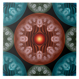 Azulejo Decoración de colores alegres