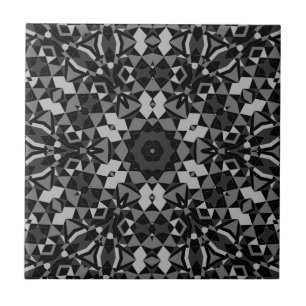 Azulejo Decoración de gris verde negro sin foco