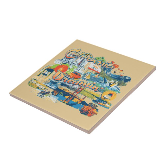 Azulejo Decoración de hogar ideal para California (Lado)