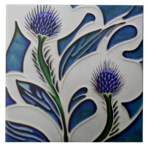 Azulejo Decoración de pared de cardo Art Deco Cerámica Art