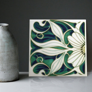Azulejo Decoración de pared Marguerite Art Deco Daisy Art