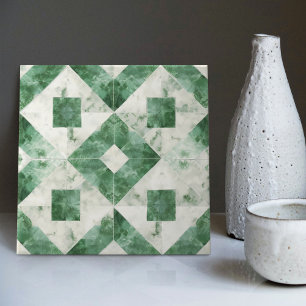 Azulejo Decoración de pared verde esmeralda arte nuevo mos