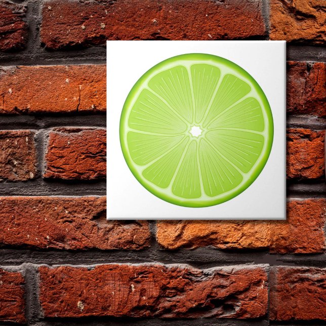 Azulejo Decoración de patio lima (Patio Decor Lime Ceramic Tile
Add a burst of summer sunshine to your space!)
