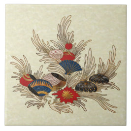 Azulejo Decoración del Océano Asiático