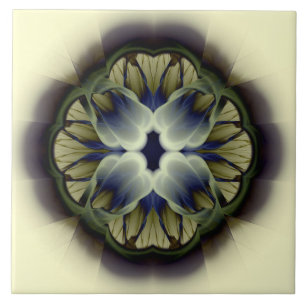 Azulejo Decoración floral