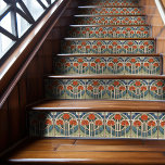 Azulejo Decoración florida en la pared Art Nouveau de esti<br><div class="desc">¡Bienvenidos a CreaTile! Aquí encontrará diseños de baldosas hechos a mano que he hecho personalmente artesanalmente y vintage baldosas de barro cerámico y porcelana, ya sean manchadas o naturales. Me encanta diseñar productos de cerámica y azulejos, con la esperanza de darte una manera de transformar tu hogar en algo que...</div>