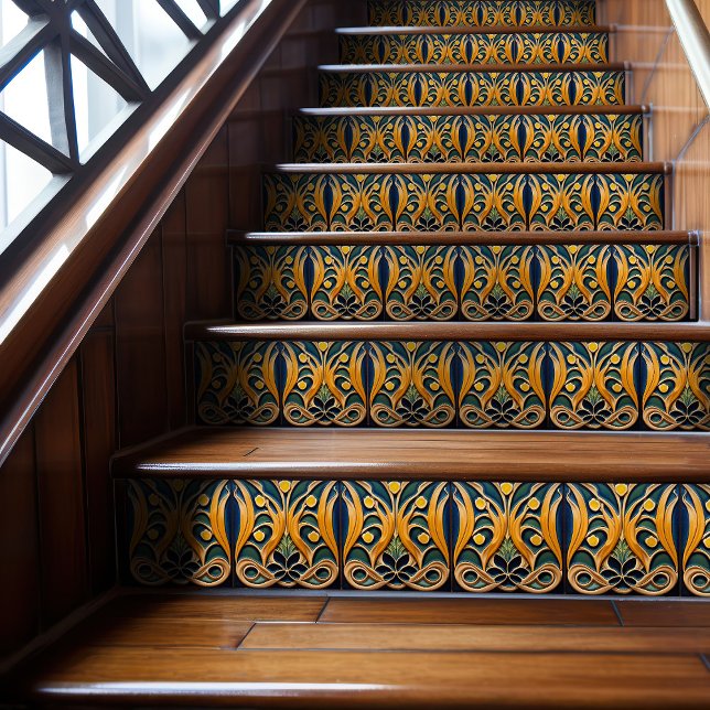 Azulejo Decoración florida en la pared Art Nouveau de esti (Subido por el creador)