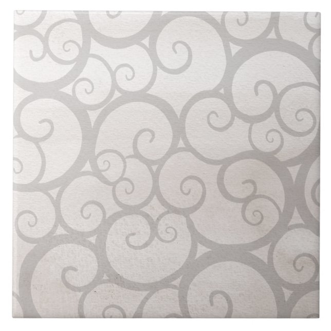 Azulejo Decoración gris claro (Frente)