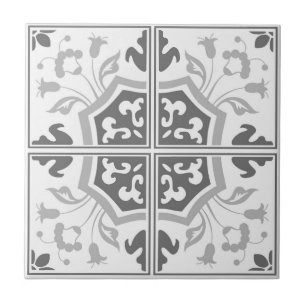 Azulejo Decoración gris delft Tile cerámico